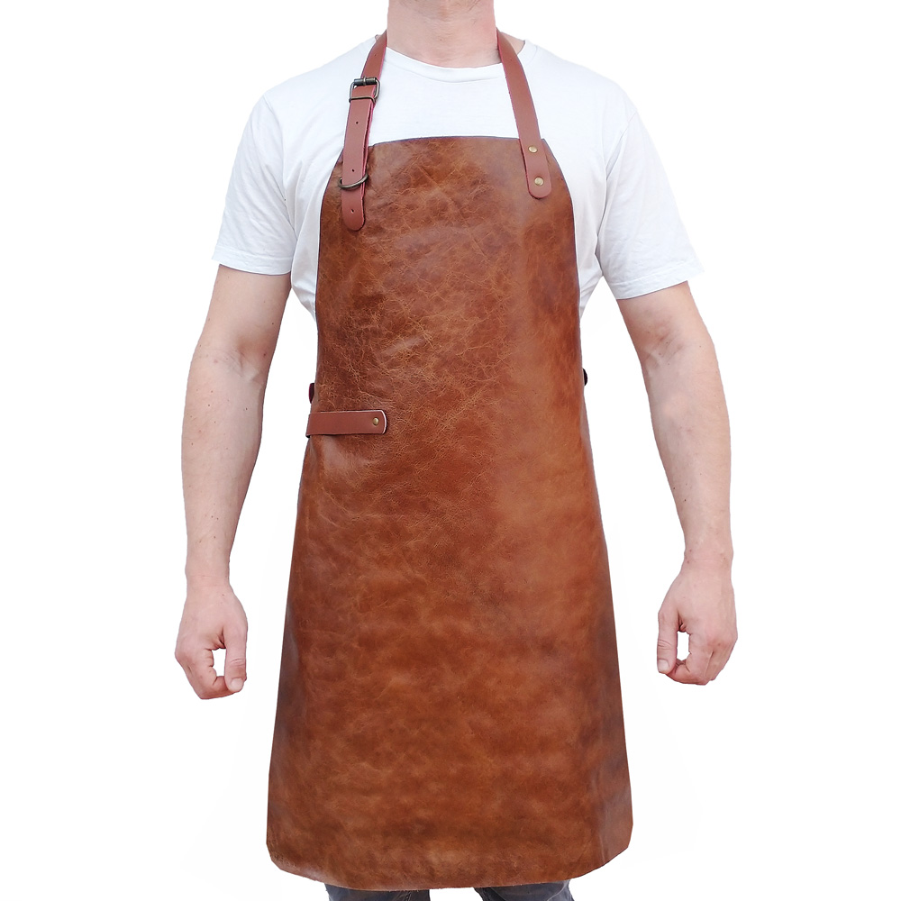 Grillschürze aus Leder – BBQ Classic – Ansicht 4 Grillschürze aus Leder – BBQ Classic – Ansicht 4
