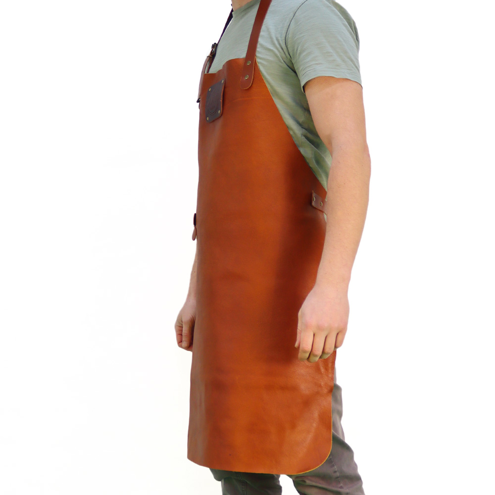 Grillschürze aus Leder – BBQ Classic – Ansicht 5 Grillschürze aus Leder – BBQ Classic – Ansicht 5