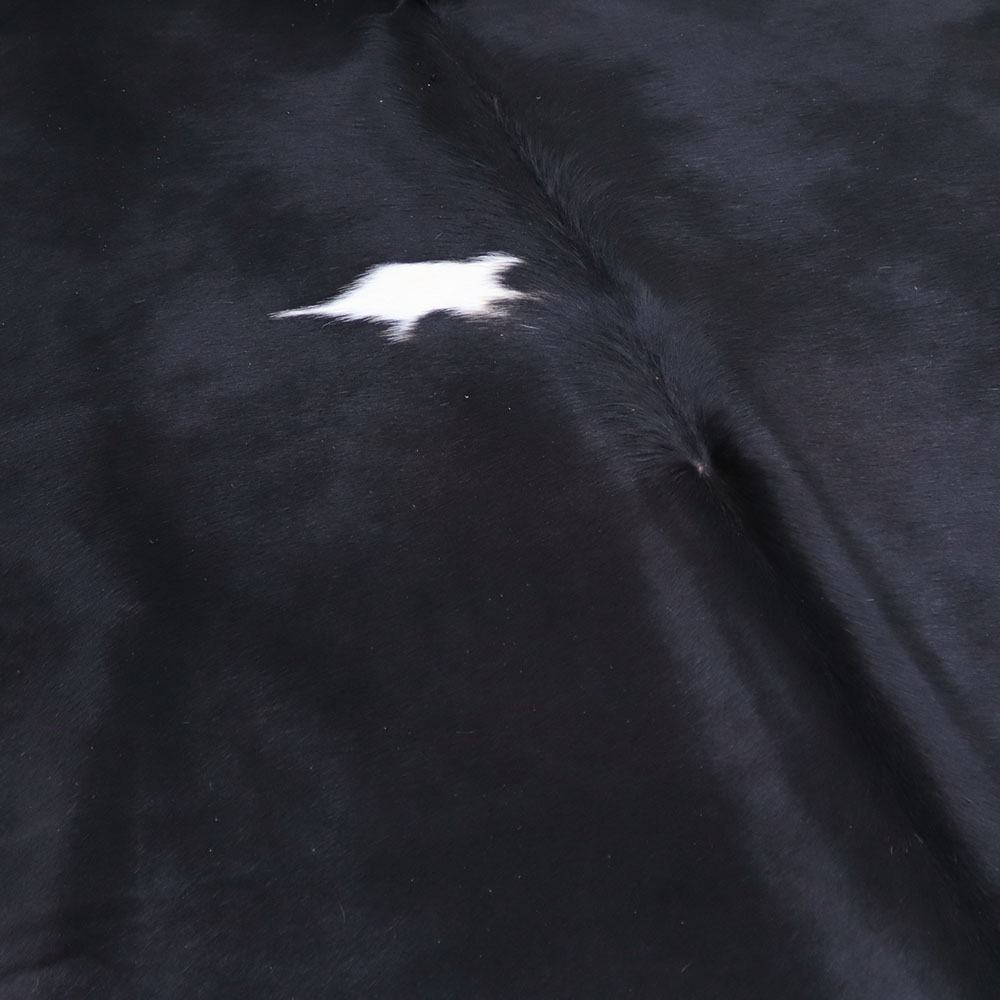 Kuhfell 490 Schwarz-Weiß, 185 × 200 cm – Produktfoto 2