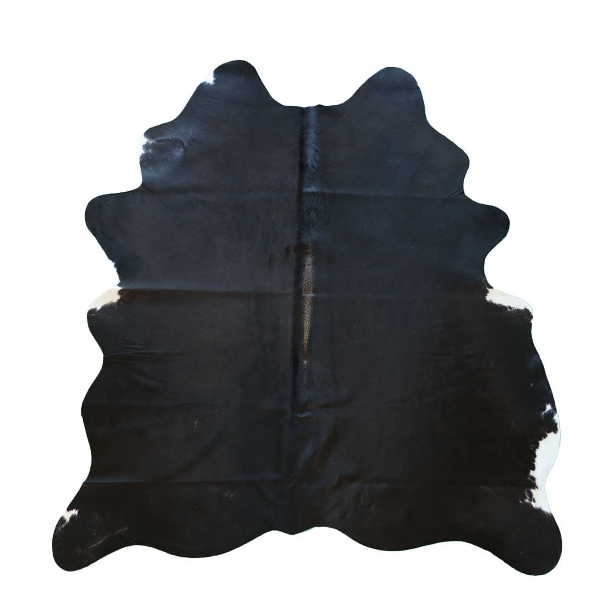 Kuhfell 621 – Schwarz, 210 × 170 cm