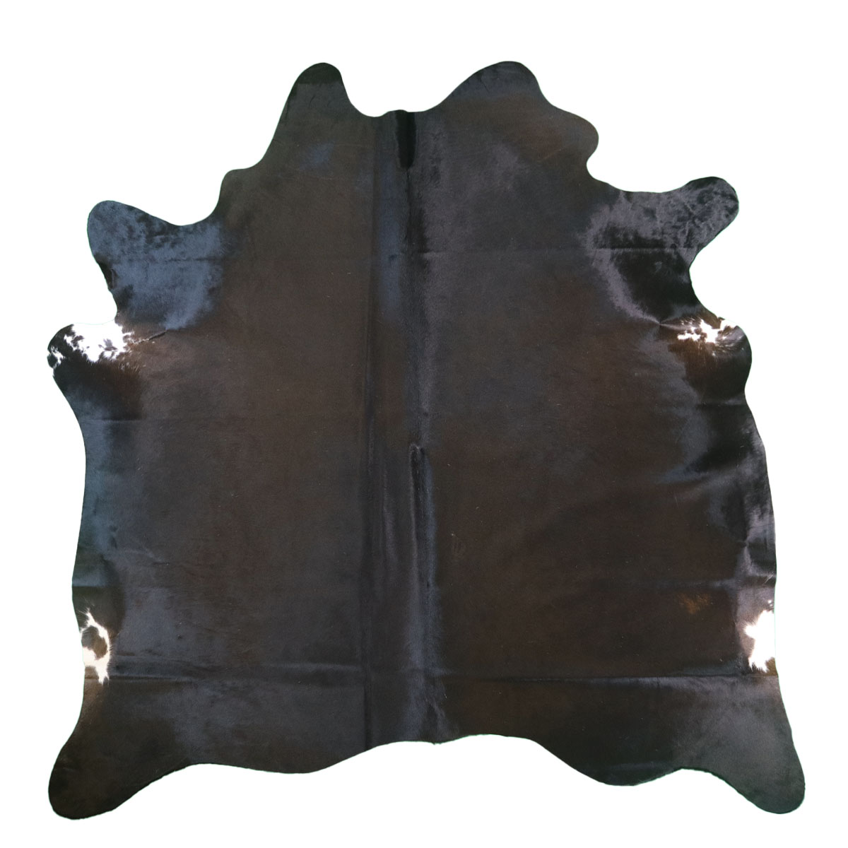 Kuhfell 609 – Schwarz, 200 × 190 cm