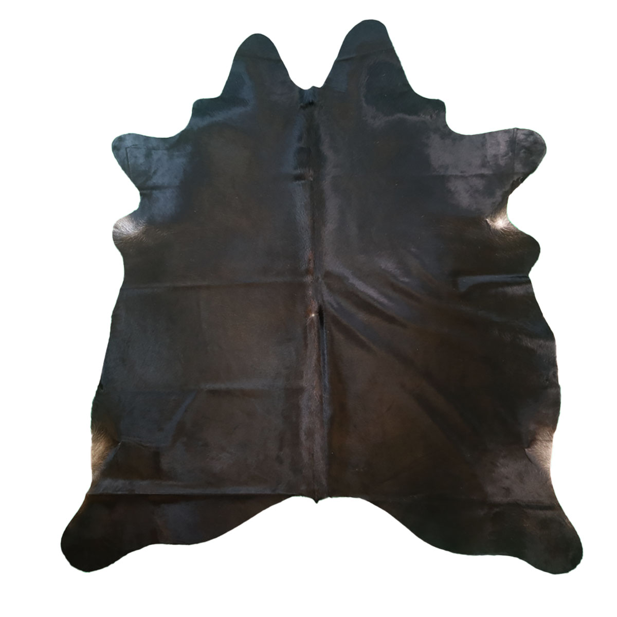 Schwarzes Kuhfell 595, 220 × 200 cm