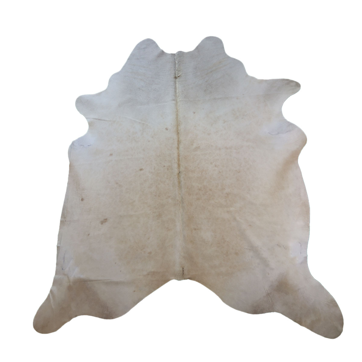Kuhfell 591 mit heller, creme-beiger Färbung, 240 × 220 cm
