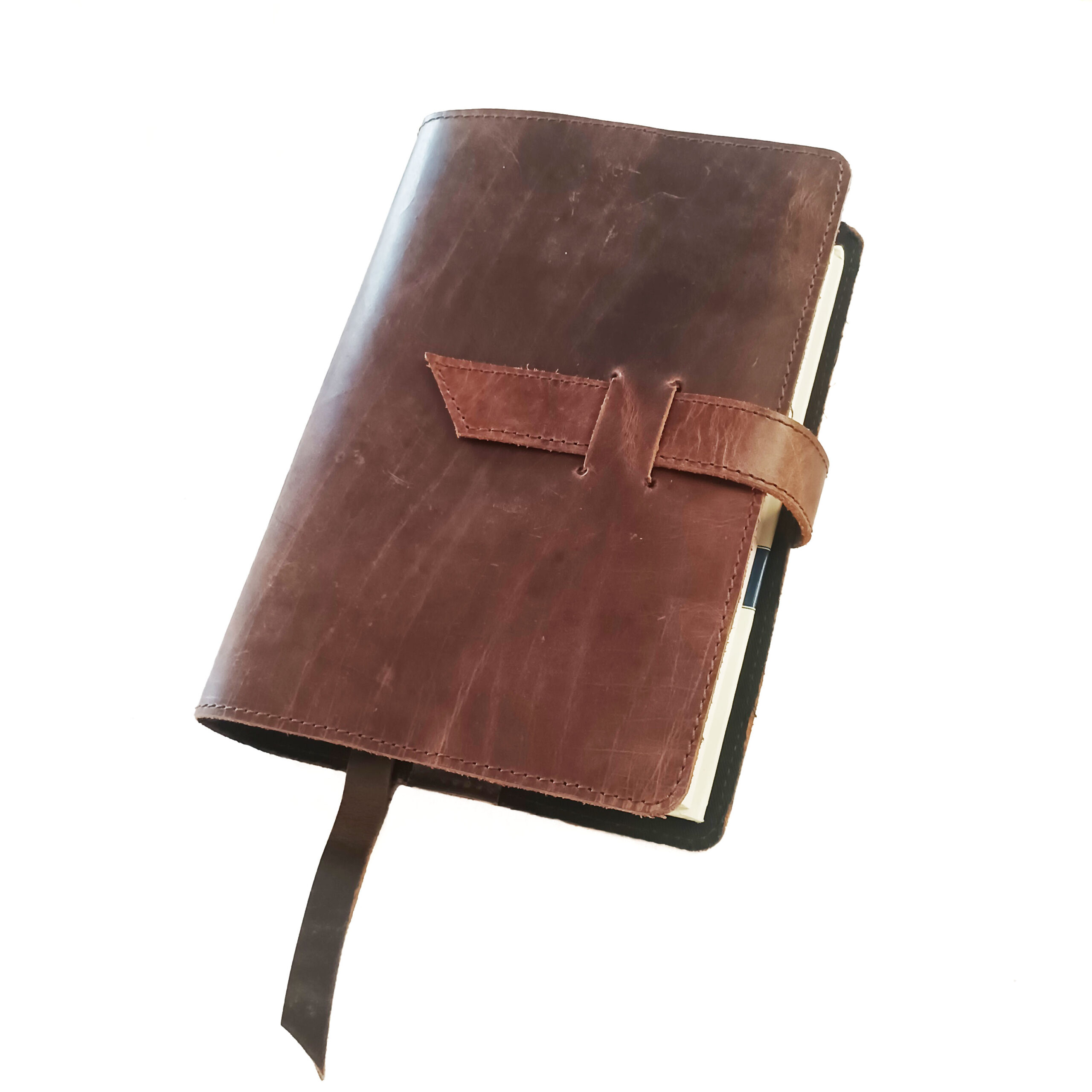 Verstellbare Buchhülle aus echtem Leder, Artikel 152