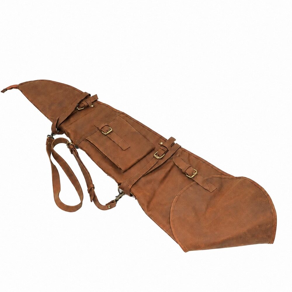 Western Leder-Gewehrfutteral – Gesamtansicht Western Leder-Gewehrfutteral – Gesamtansicht