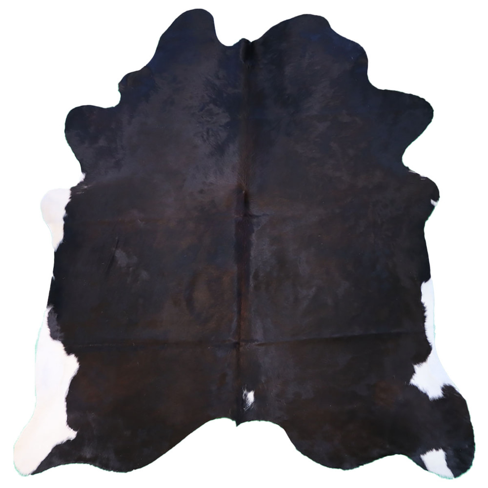 Kuhfell Schwarz 240 × 210 cm, Artikelnummer 634